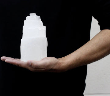 Selenite Crystal Lamp